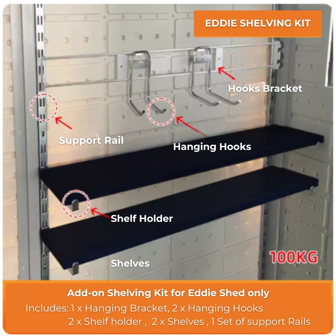 Eddie Shelving Kit Add-On